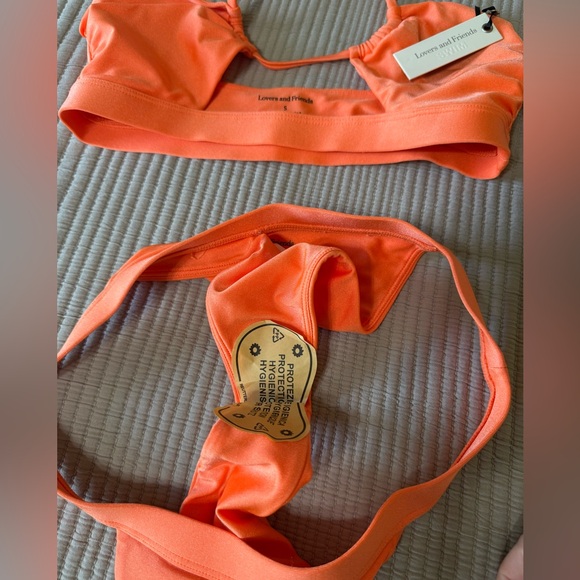 Lovers and Friends Orange Halter Bikini Set - Picture 6 of 6